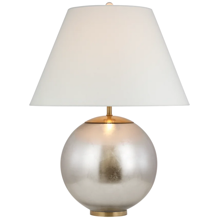 Mornow Large Table Lamp-Visual Comfort-VISUAL-ARN 3001BSL-L-Table LampsBurnished Silver Leaf-1-France and Son