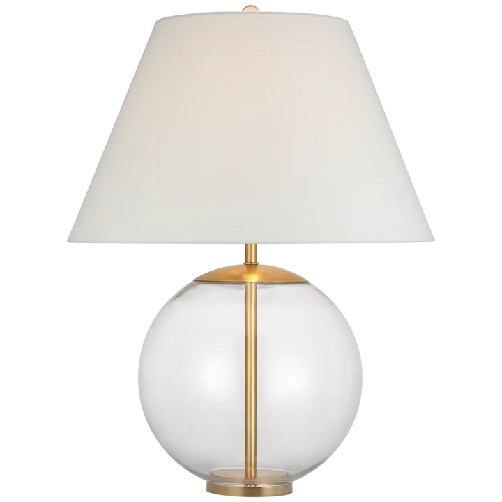 Mornow Large Table Lamp-Visual Comfort-VISUAL-ARN 3001CG-L-Table LampsClear Glas-2-France and Son