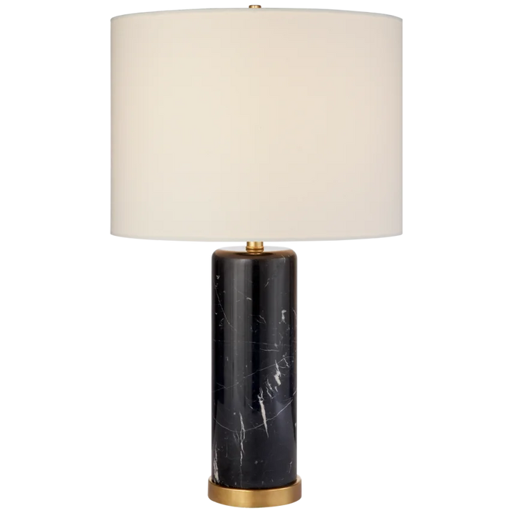 Clixe Table Lamp-Visual Comfort-VISUAL-ARN 3004BM-L-Table LampsBlack Marble-1-France and Son