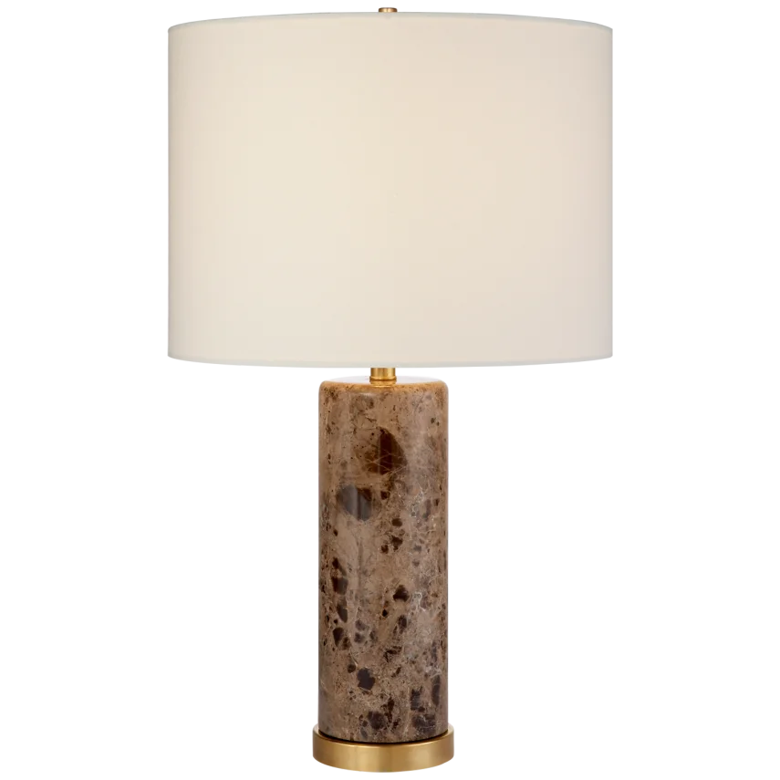 Clixe Table Lamp-Visual Comfort-VISUAL-ARN 3004BRM-L-Table LampsBrown Marble-2-France and Son
