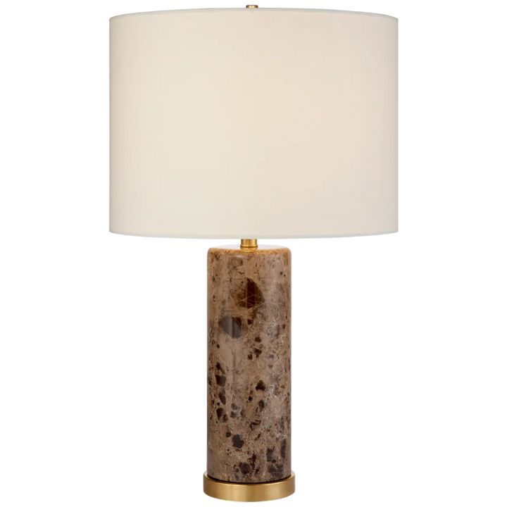 Clixe Table Lamp-Visual Comfort-VISUAL-ARN 3004BRM-L-Table LampsBrown Marble-2-France and Son