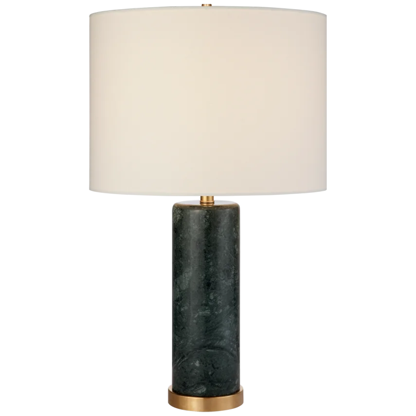 Clixe Table Lamp-Visual Comfort-VISUAL-ARN 3004GRM-L-Table LampsGreen Marble-3-France and Son