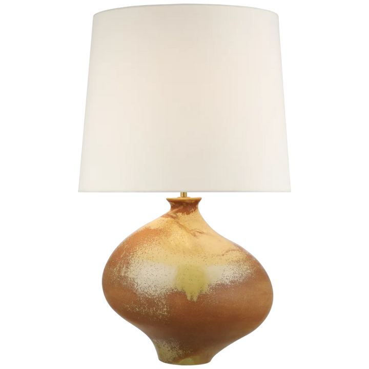 Cellia Right and Left Table Lamp-Visual Comfort-VISUAL-ARN 3651YOX-L-Table LampsLeft-Yellow Oxide-6-France and Son