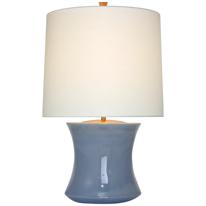 Mareva Accent Lamp-Visual Comfort-VISUAL-ARN 3660PBC-L-Table LampsPolar Blue Crackle-2-France and Son