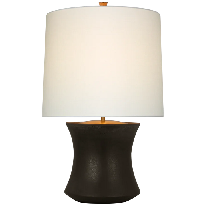 Mareva Accent Lamp-Visual Comfort-VISUAL-ARN 3660SBM-L-Table LampsStained Black Metallic-4-France and Son