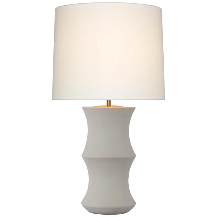 Maria Medium Table Lamp-Visual Comfort-VISUAL-ARN 3661PRW-L-Table LampsPorous White-3-France and Son