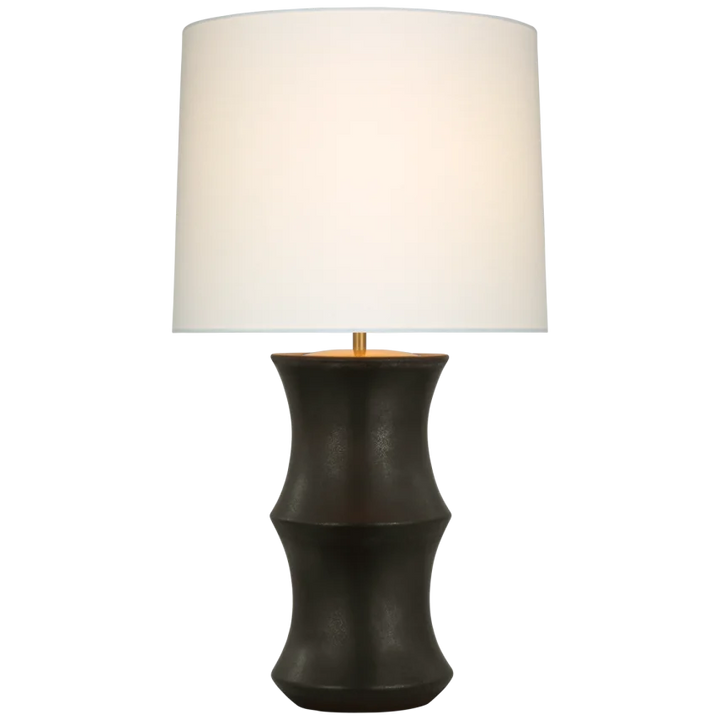 Maria Medium Table Lamp-Visual Comfort-VISUAL-ARN 3661SBM-L-Table LampsStained Black Metallic-4-France and Son