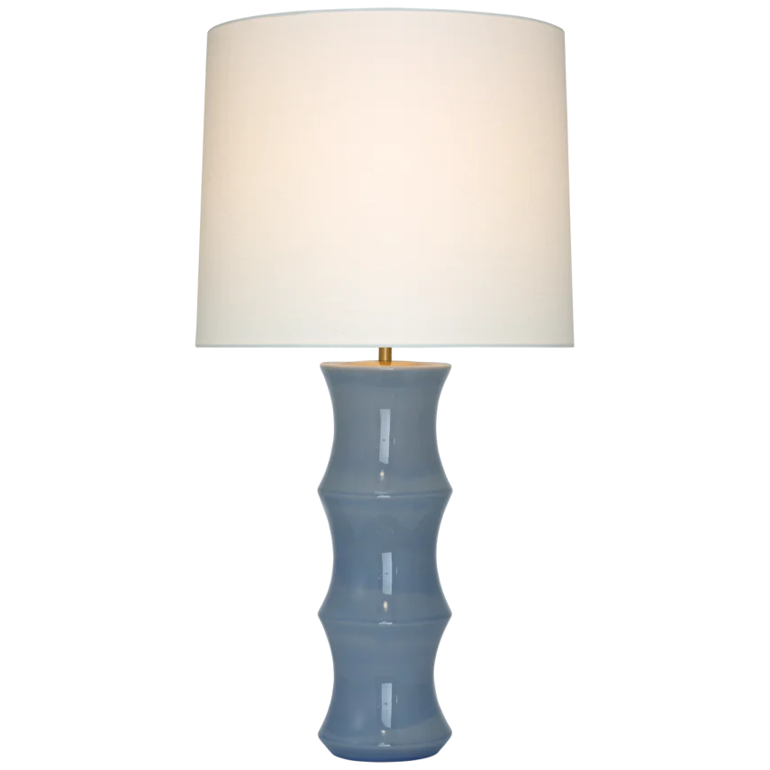 Maria Large Table Lamp-Visual Comfort-VISUAL-ARN 3662PBC-L-Table LampsPolar Blue Crackle-2-France and Son