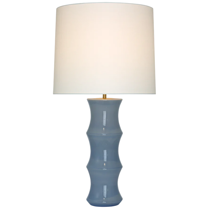 Maria Large Table Lamp-Visual Comfort-VISUAL-ARN 3662PBC-L-Table LampsPolar Blue Crackle-2-France and Son