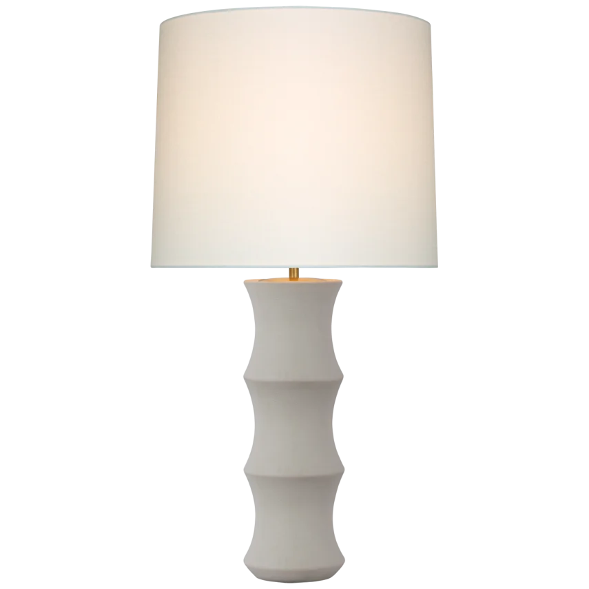 Maria Large Table Lamp-Visual Comfort-VISUAL-ARN 3662PRW-L-Table LampsPorous White-3-France and Son