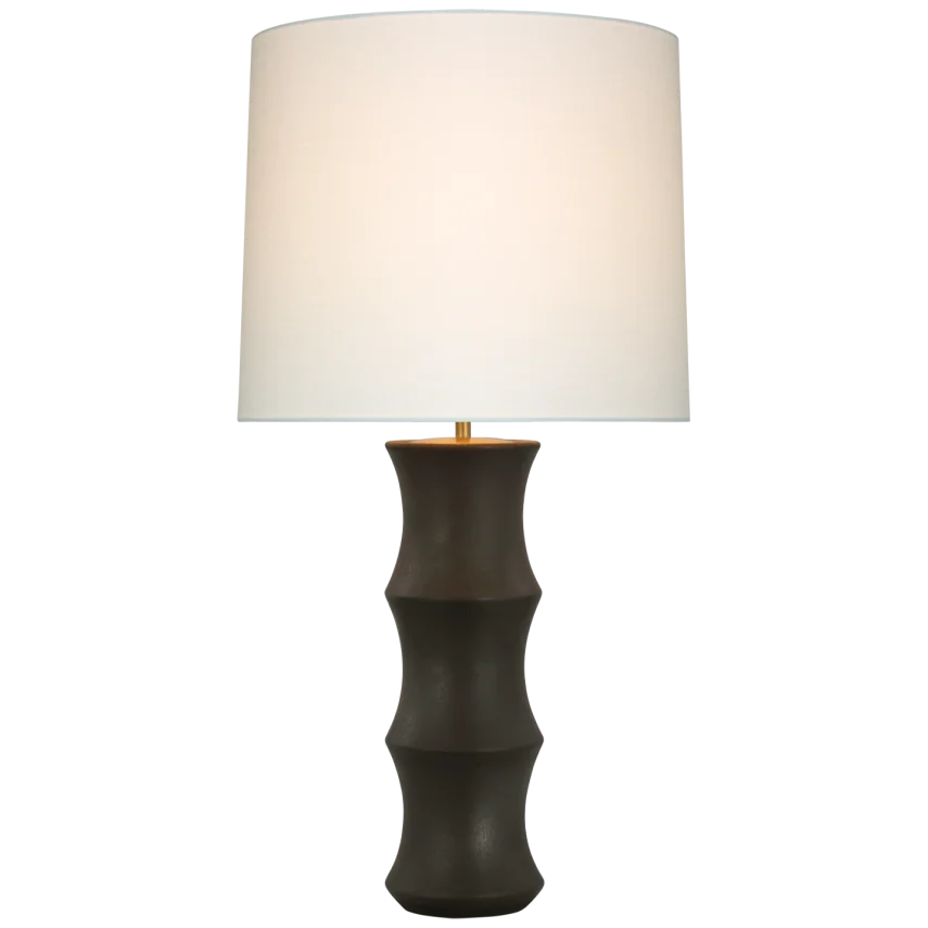 Maria Large Table Lamp-Visual Comfort-VISUAL-ARN 3662SBM-L-Table LampsStained Black Metallic-4-France and Son