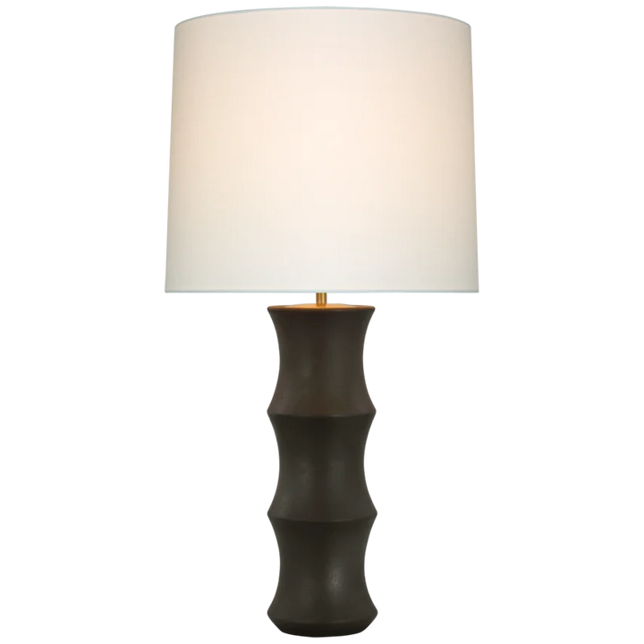 Maria Large Table Lamp-Visual Comfort-VISUAL-ARN 3662SBM-L-Table LampsStained Black Metallic-4-France and Son