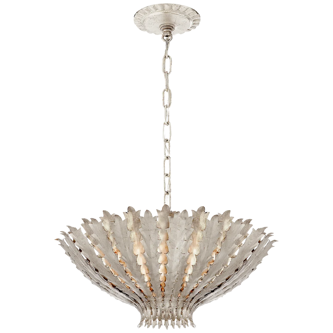 Hamdan Chandelier-Visual Comfort-VISUAL-ARN 5001BSL-ChandeliersSmall-Burnished Silver Leaf-4-France and Son