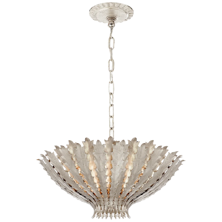 Hamdan Chandelier-Visual Comfort-VISUAL-ARN 5001BSL-ChandeliersSmall-Burnished Silver Leaf-4-France and Son