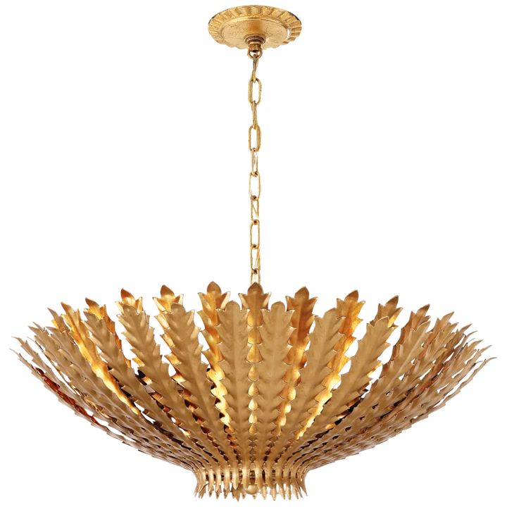 Hamdan Large Chandelier-Visual Comfort-VISUAL-ARN 5011G-ChandeliersGild-2-France and Son