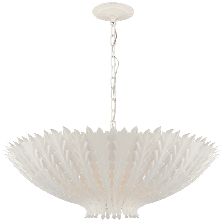 Hamdan Large Chandelier-Visual Comfort-VISUAL-ARN 5011PW-ChandeliersPlaster White-3-France and Son