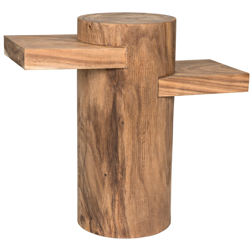 Tabula Side Table - Munggur Wood-Noir-NOIR-AW-26-Side Tables-2-France and Son