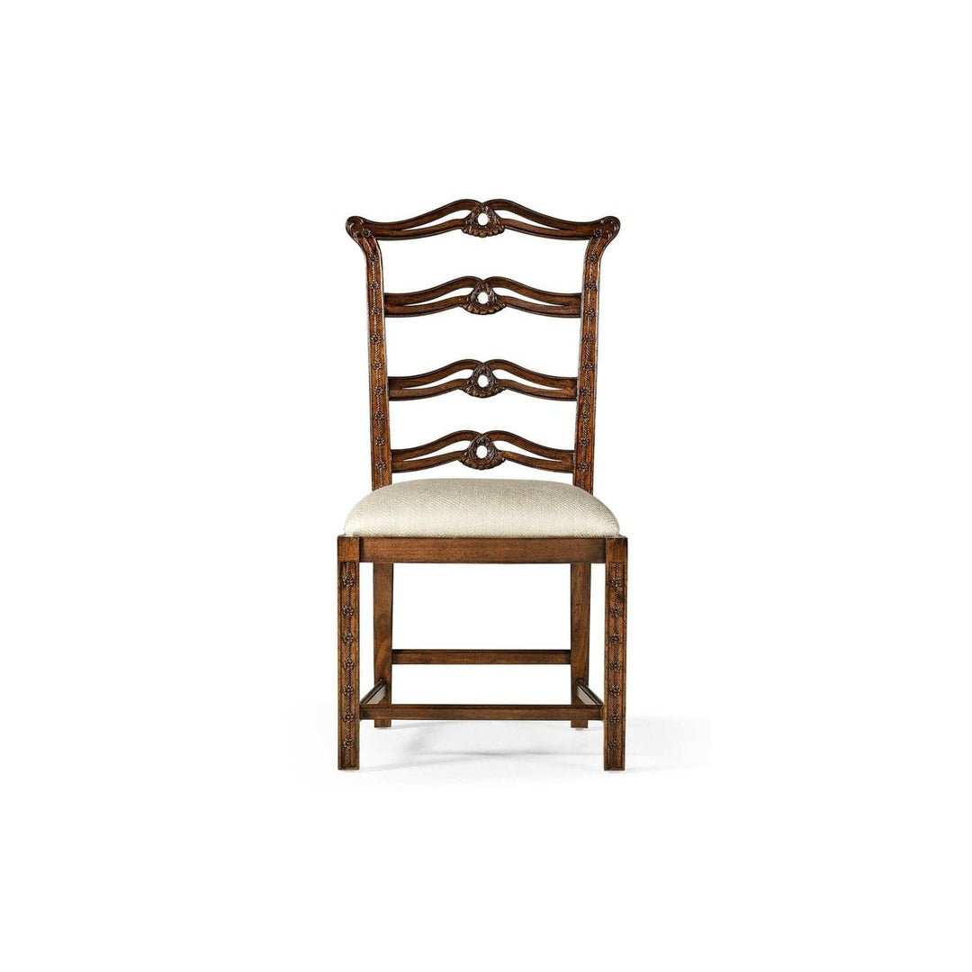 Chippendale Pierced Back Side Chair-Jonathan Charles-JCHARLES-492468-SC-MAH-F200-Dining ChairsF200-7-France and Son