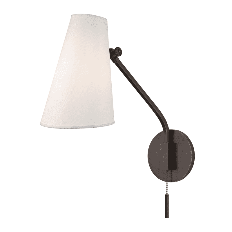 Patten 1 Light Swing Arm Wall Sconc-Hudson Valley-HVL-6341-OB-Wall LightingOld Bronze-2-France and Son