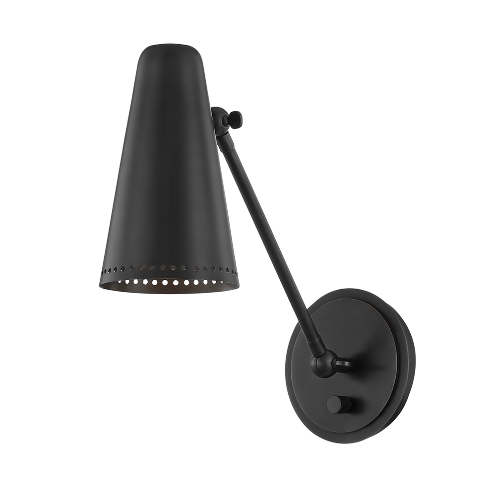 Easley 1 Light Wall Scone-Hudson Valley-HVL-6731-OB-Wall LightingOld Bronze-2-France and Son