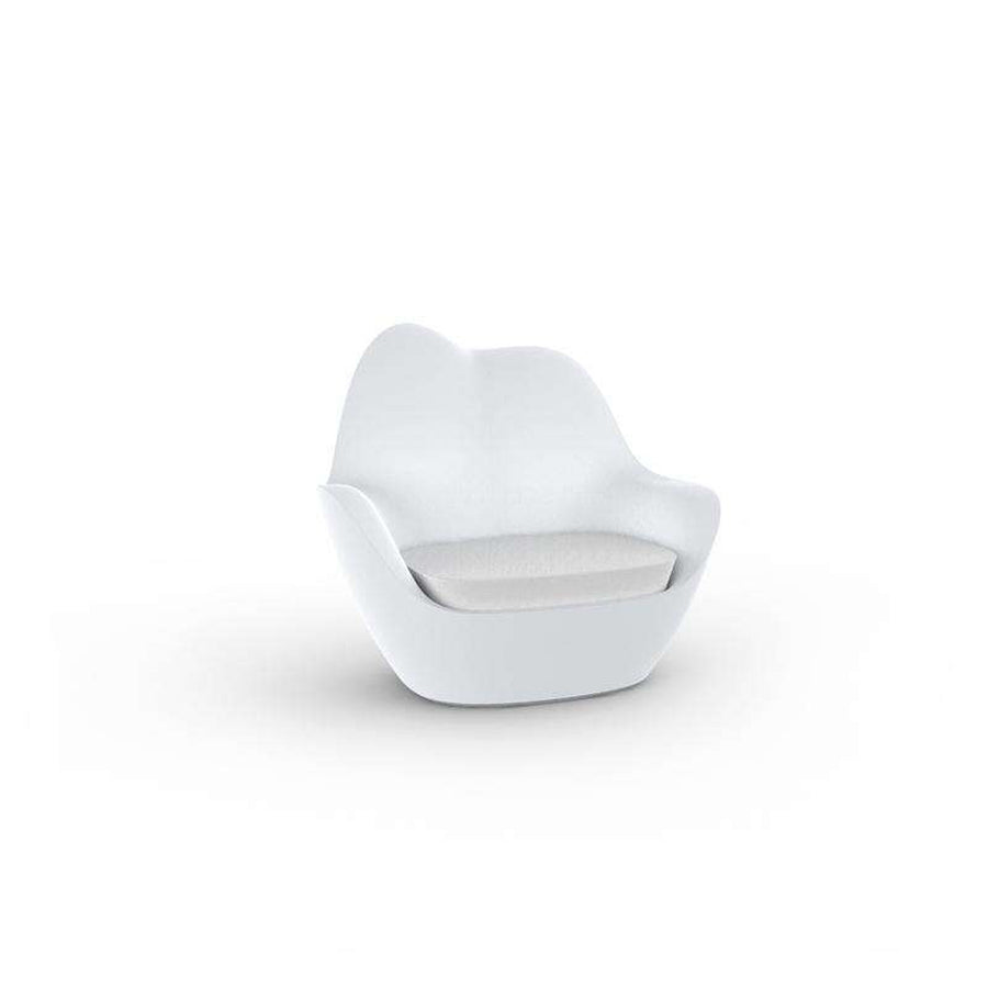 Sabinas Lounge Chair with Light By Vondom-Vondom-VONDOM-45007W-Outdoor Lounge ChairsLED White-1-France and Son