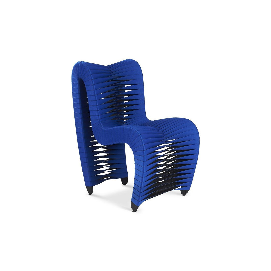 Seat Belt Dining Chair-Phillips Collection-PHIL-B2061BL-Dining ChairsBlue/Black-Low Back-29-France and Son