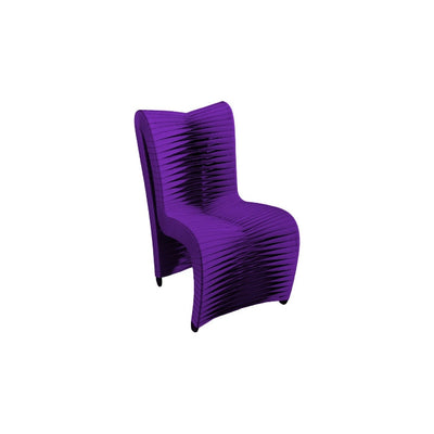 Seat Belt High-Back Purple Dining Chair-Phillips Collection-PHIL-B2061HP-Lounge Chairs-1-France and Son