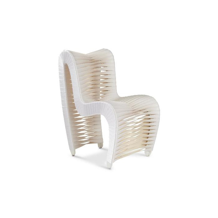 Seat Belt Dining Chair-Phillips Collection-PHIL-B2061WZ-Dining ChairsWhite/Off-White-Low Back-37-France and Son