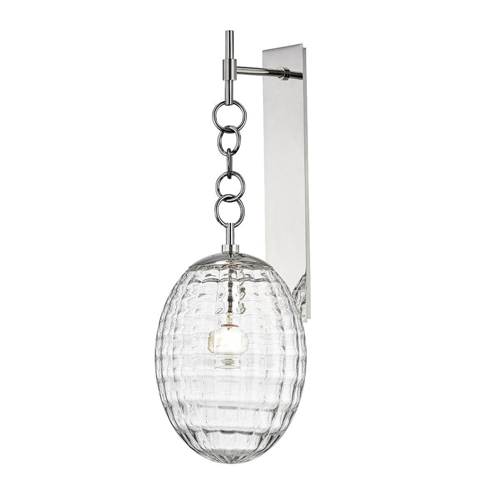 Venice Wall Sconce-Hudson Valley-HVL-4900-PN-Wall LightingPolished Nickel-2-France and Son