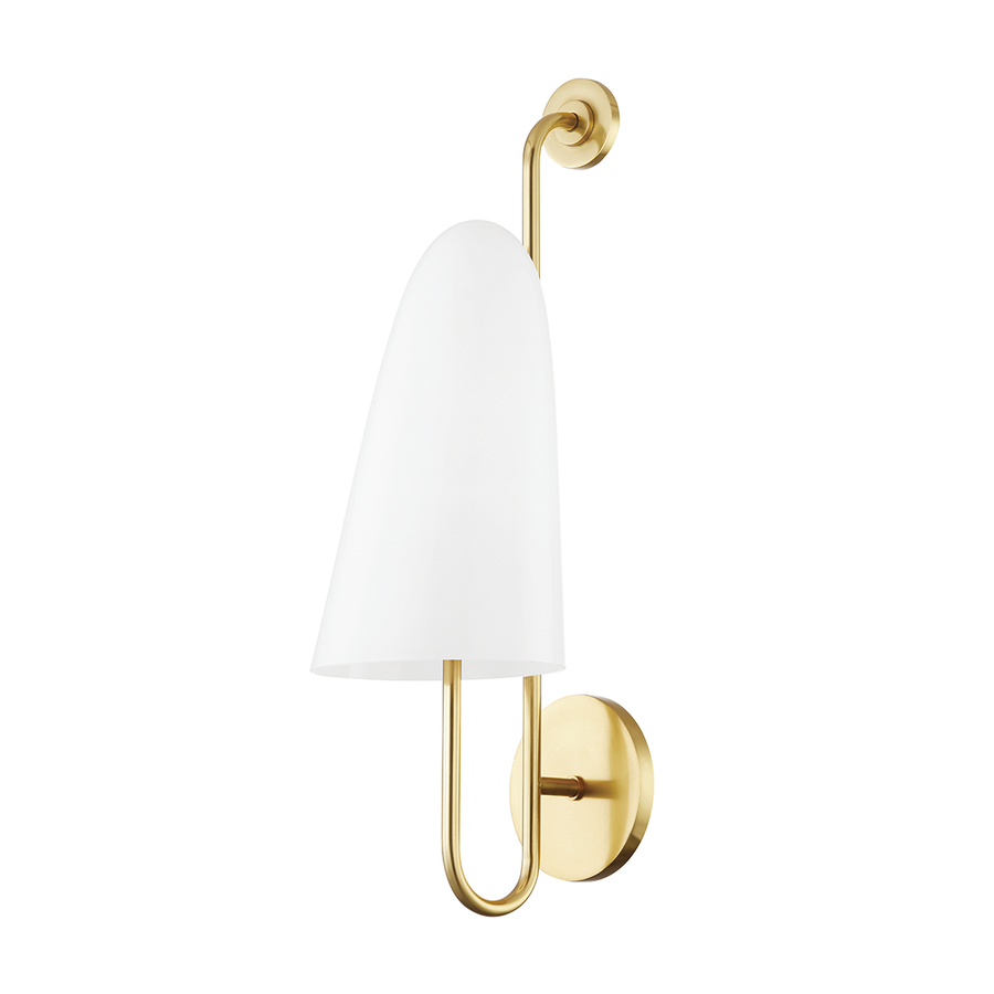 Slate Hill - 1 Light Wall Sconce-Hudson Valley-HVL-7171-AGB-Outdoor Wall SconcesAged Brass-1-France and Son