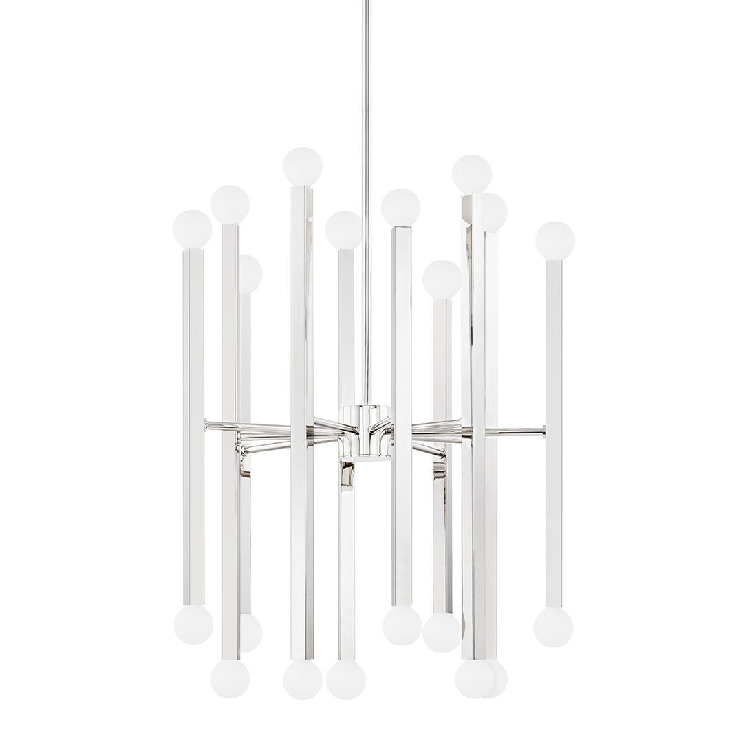 Dona 20 Light Chandelier-Mitzi-HVL-H463820-PN-ChandeliersPolished Nickel-2-France and Son