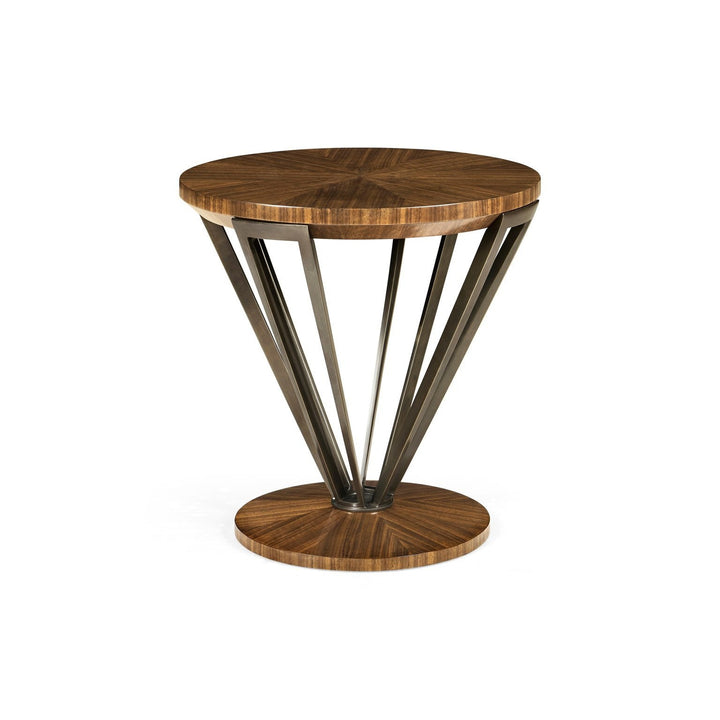 Toulouse Round Lamp Table-Jonathan Charles-JCHARLES-500366-WTL-Side Tables-1-France and Son