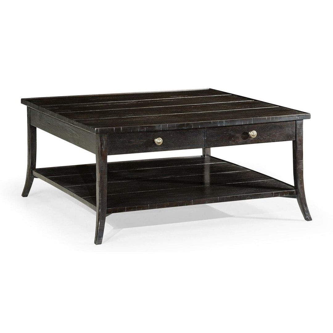 Square Coffee Table-Jonathan Charles-JCHARLES-491041-CFW-Coffee TablesCountry Walnut-16-France and Son