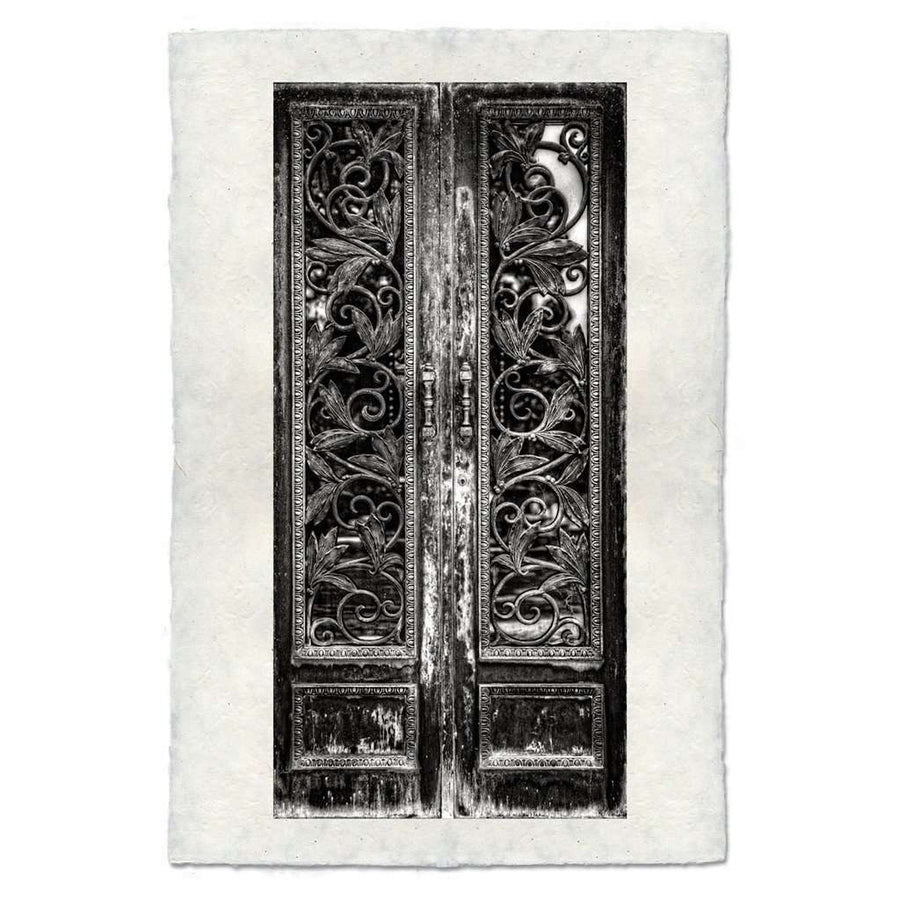 Elaborate Leaves Door Print - BARLOGA-ElaborateLeavesDoorPrint  - Parent