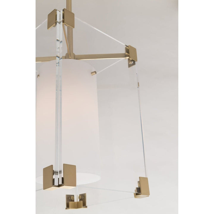 Achilles 1 Light Small Pendant-Hudson Valley-HVL-4125-AGB-PendantsAged Brass-4-France and Son