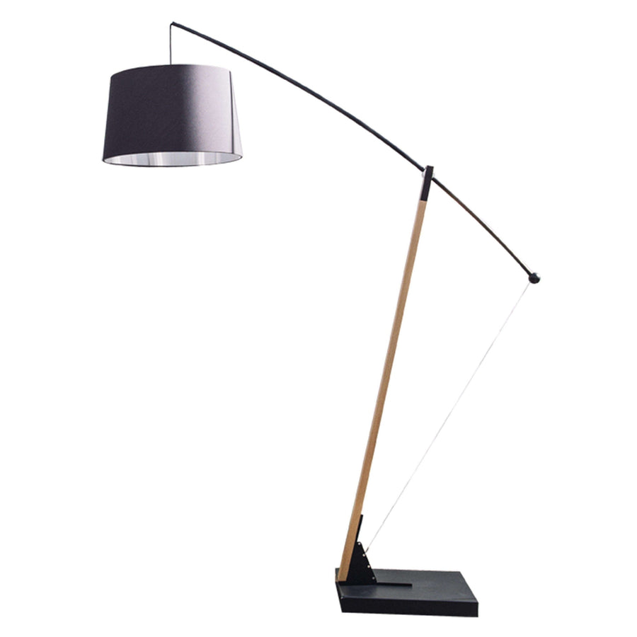 Archer Floor Lamp-Seed Design-SEED-SQ-703FR-BK-Floor Lamps-1-France and Son