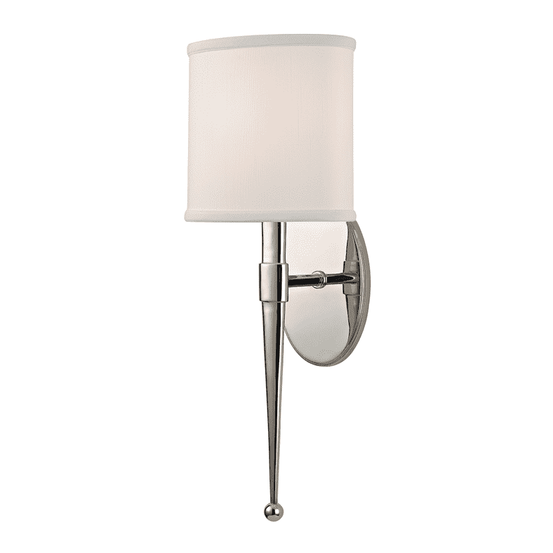 Madison 1 Light Wall Sconce-Hudson Valley-HVL-6120-PN-Wall LightingPolished Nickel-2-France and Son