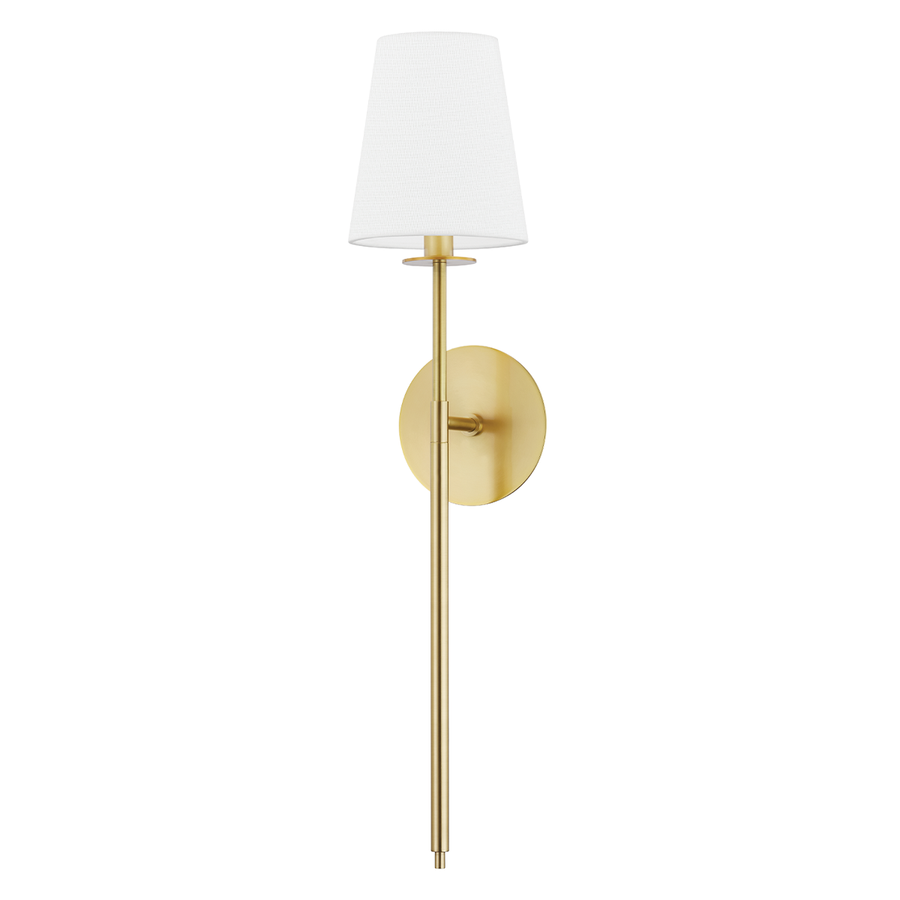 Niagara 1 Light Wall Sconce-Hudson Valley-HVL-2061-AGB-Wall LightingAged Brass-1-France and Son