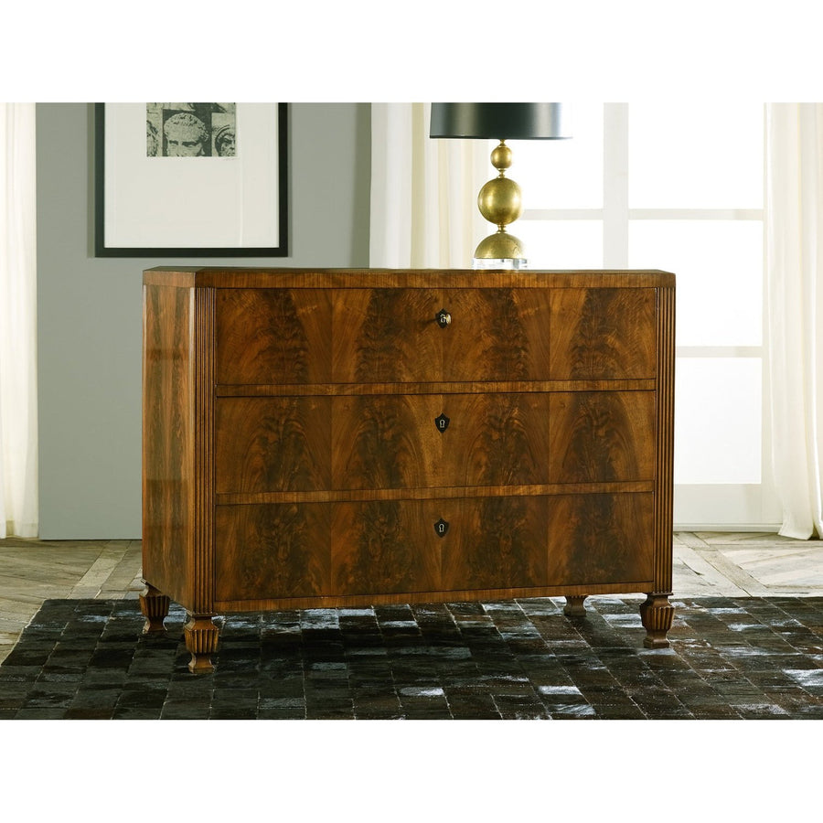 Italian Burl Commode-Modern History-MODERN-MH635F01-Dressers-1-France and Son