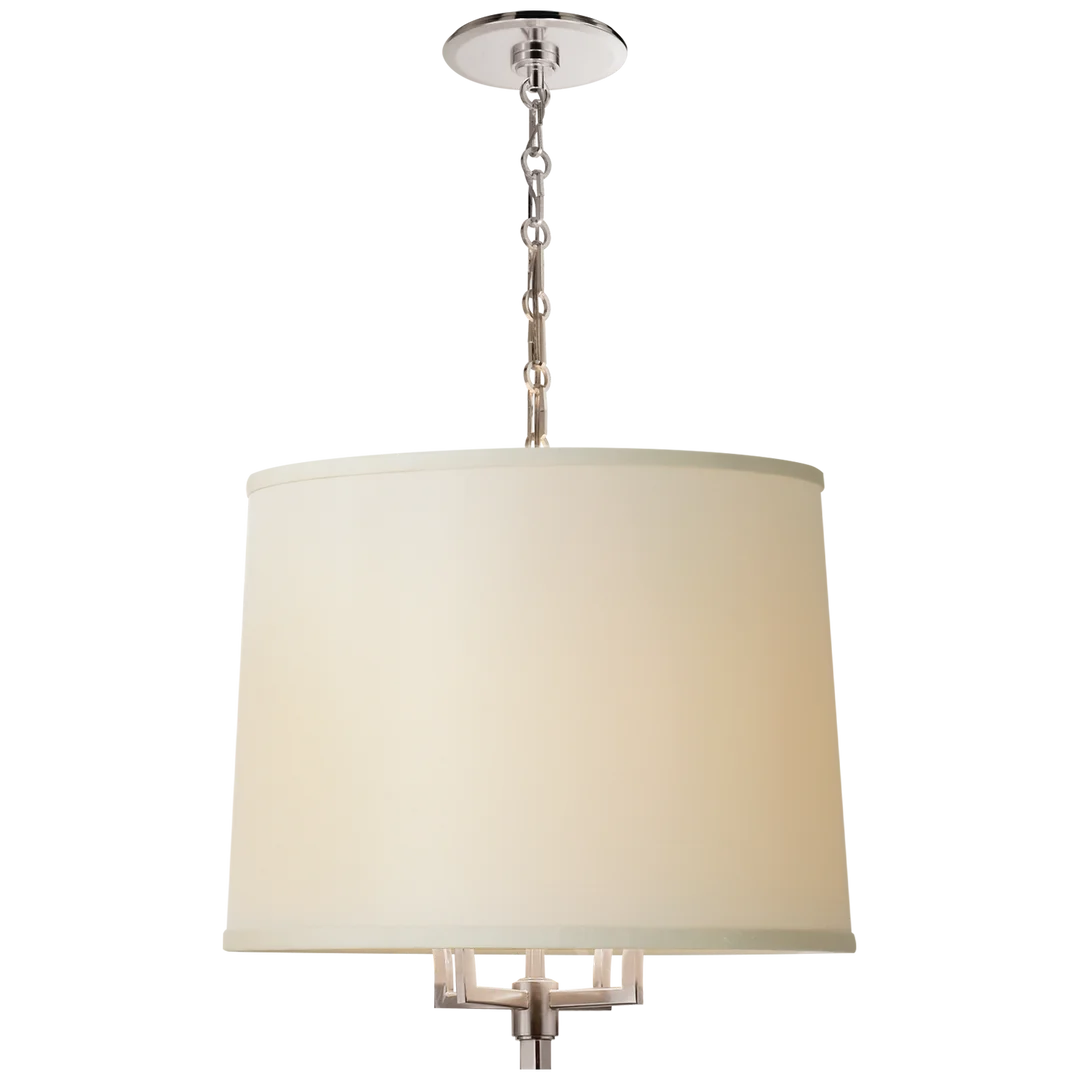 Wenny Large Hanging-Visual Comfort-VISUAL-BBL 5030SS-L-ChandeliersSoft Silver-4-France and Son