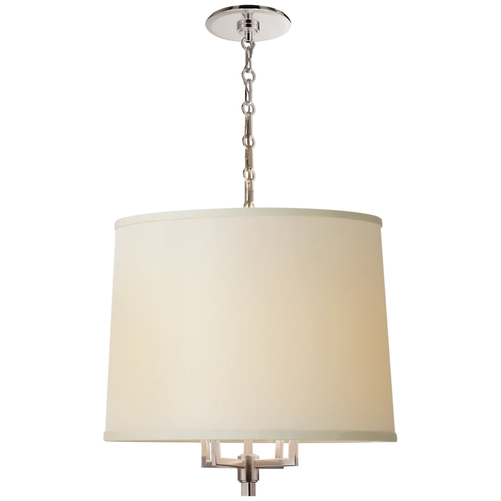 Wenny Large Hanging-Visual Comfort-VISUAL-BBL 5030SS-L-ChandeliersSoft Silver-4-France and Son