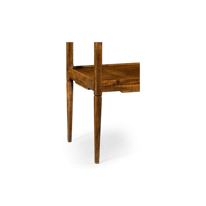 Casual Rectangular Side Table-Jonathan Charles-JCHARLES-491020-CFW-Side TablesCountry Walnut-9-France and Son