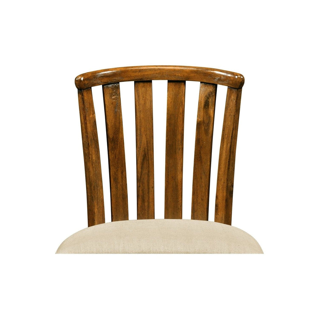 Casual Curved Back Side Chair-Jonathan Charles-JCHARLES-491047-SC-DTM-F400-Dining ChairsMedium Driftwood & Shambala-3-France and Son