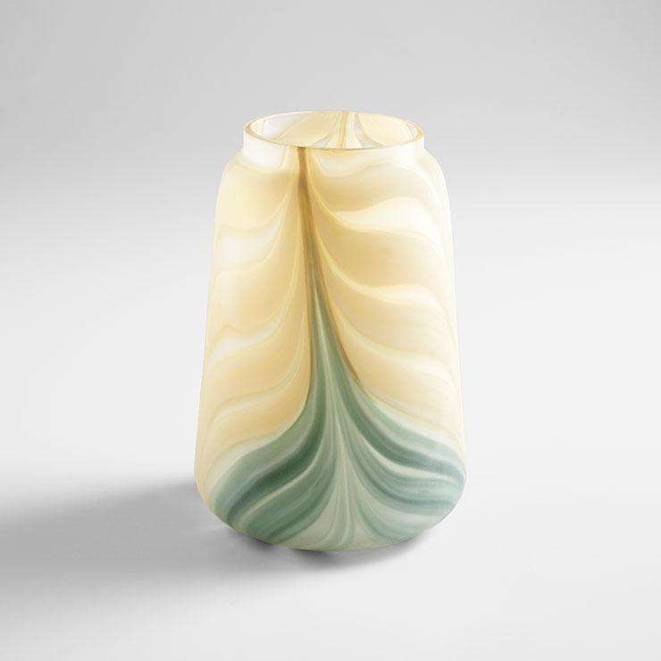 Hearts Of Palm Vase-Cyan Design-CYAN-09532-DecorMedium Hearts Of Palm Vase-2-France and Son