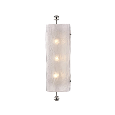 Broome Three Lamp Wall Sconce-Hudson Valley-HVL-2422-PN-Wall LightingPolished Nickel-2-France and Son