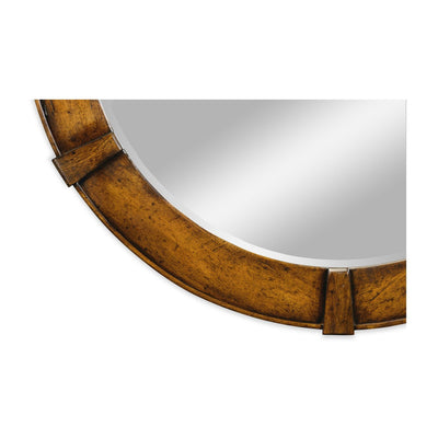 Round Mirror-Jonathan Charles-JCHARLES-491006-CFW-MirrorsCountry walnut-2-France and Son