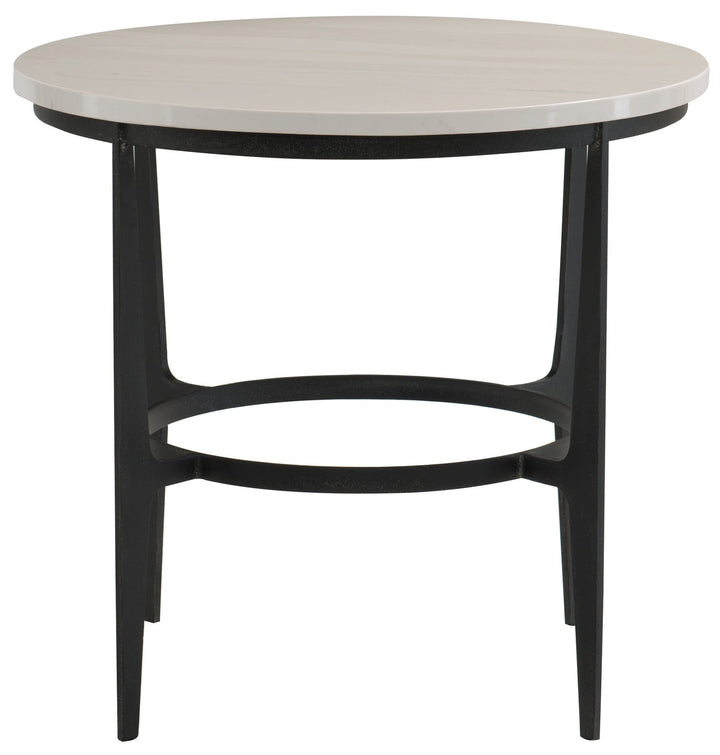 Avondale Round Metal End Table-Bernhardt-BHDT-470121-Side Tables-3-France and Son