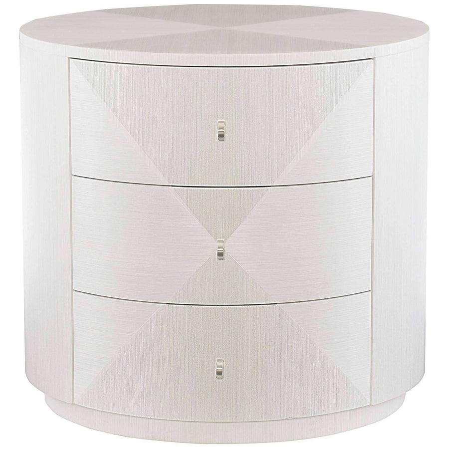 Axiom Round Chairside Table - 3 Drawer-Bernhardt-BHDT-381127-Side Tables-1-France and Son