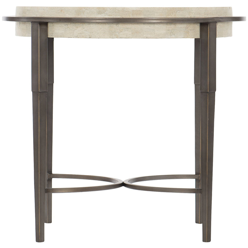 Barclay Metal Round Chairside Table-Bernhardt-BHDT-512122-Side Tables-1-France and Son
