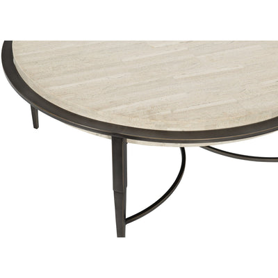 Barclay Metal Round Cocktail Table-Bernhardt-BHDT-512015-Coffee Tables-4-France and Son